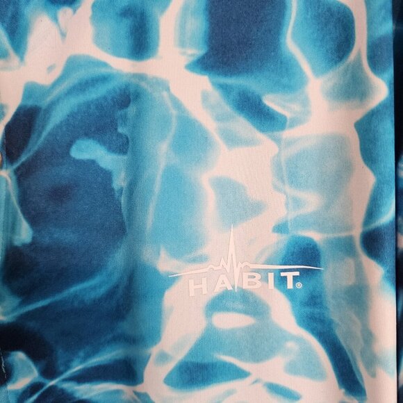 Habit Waves Solar Factor‎ UPF 40+ Sun Protection Long Sleeve Water Shirt sz XL - Picture 5 of 12